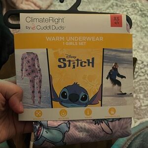 Disney Stitch Girls Pajama Set - Pink
